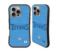 Head Case Designs Officially Licensed NFL Distressed Look Tennessee Titans Logo Hybrid Case Compatible With Apple iPhone 16 Pro