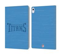 Head Case Designs Officially Licensed NFL Distressed Look Tennessee Titans Logo Leather Wallet Case Compatible With Apple iPad Air 13 2024/2025