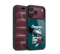 Head Case Designs Officially Licensed NFL Eagles Helmet 2025 Super Bowl LIX Champions Gel Armour Case [Military Grade Protection] Compatible With Apple iPhone 18 Pro