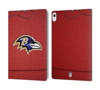 Head Case Designs Officially Licensed NFL Football Baltimore Ravens Graphics Leather Wallet Case Compatible With Apple iPad Air 13 2024/2025
