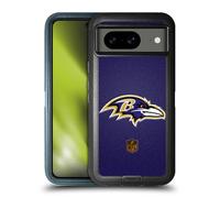 Head Case Designs Officially Licensed NFL Football Baltimore Ravens Logo Ultra-Armoured Shockproof Case Compatible With Google Pixel 8
