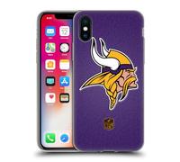 Head Case Designs Officially Licensed NFL Football Minnesota Vikings Logo Gel Case [Military Grade Protection] Compatible With Apple iPhone X/iPhone XS
