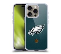 Head Case Designs Officially Licensed NFL Football Philadelphia Eagles Logo Gel Case [Military Grade Protection] Compatible with Apple iPhone 16 Pro and Compatible with MagSafe