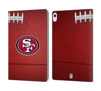 Head Case Designs Officially Licensed NFL Football San Francisco 49ers Graphics Leather Wallet Case Compatible With Apple iPad Air 13 2024/2025