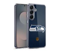 Head Case Designs Officially Licensed NFL Football Seattle Seahawks Logo Gel Case [Military Grade Protection] Compatible with Samsung Galaxy S25 and Compatible with MagSafe
