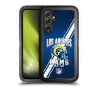 Head Case Designs Officially Licensed NFL Football Stripes 100th Los Angeles Rams Logo Art Ultra-Armoured Shockproof Case Compatible With Samsung Galaxy A54 5G