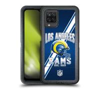 Head Case Designs Officially Licensed NFL Football Stripes 100th Los Angeles Rams Logo Art Ultra-Armoured Shockproof Case Compatible With Samsung Galaxy A12 (2020)
