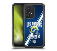 Head Case Designs Officially Licensed NFL Football Stripes 100th Los Angeles Rams Logo Art Ultra-Armoured Shockproof Case Compatible With Galaxy A33 5G (2022)