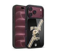Head Case Designs Officially Licensed NFL Football Stripes New Orleans Saints Logo Art Gel Armour Case [Military Grade Protection] Compatible With Apple iPhone 18 Pro