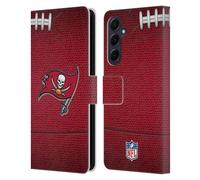 Head Case Designs Officially Licensed NFL Football Tampa Bay Buccaneers Graphics Leather Wallet Case Compatible With Samsung Galaxy A55 5G