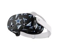 Head Case Designs Officially Licensed NFL Geometric Pattern Dallas Cowboys Vinyl Sticker Skin Decal Cover Compatible With Meta Quest 3S