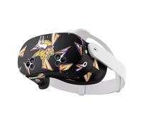 Head Case Designs Officially Licensed NFL Geometric Pattern Minnesota Vikings Vinyl Sticker Skin Decal Cover Compatible With Meta Quest 3S