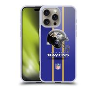 Head Case Designs Officially Licensed NFL Helmet Baltimore Ravens Logo Gel Case [Military Grade Protection] Compatible With Apple iPhone 16 Pro Max