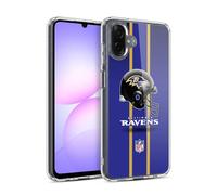 Head Case Designs Officially Licensed NFL Helmet Baltimore Ravens Logo Gel Case [Military Grade Protection] Compatible With Samsung Galaxy A07