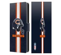 Head Case Designs Officially Licensed NFL Helmet Chicago Bears Logo Leather Wallet Case Compatible With Samsung Galaxy S25 FE