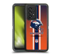 Head Case Designs Officially Licensed NFL Helmet Denver Broncos Logo Ultra-Armoured Shockproof Case [Military Grade Protection] Compatible With Samsung Galaxy A53 5G (2022)