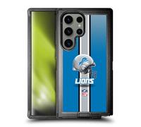 Head Case Designs Officially Licensed NFL Helmet Detroit Lions Logo Ultra-Armoured Shockproof Case Compatible With Samsung Galaxy S24 Ultra 5G