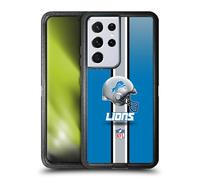 Head Case Designs Officially Licensed NFL Helmet Detroit Lions Logo Ultra-Armoured Shockproof Case Compatible With Samsung Galaxy S21 Ultra 5G