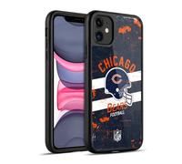 Head Case Designs Officially Licensed NFL Helmet Distressed Chicago Bears Logo Art Gel Armour Case [Military Grade Protection] Compatible With Apple iPhone 11