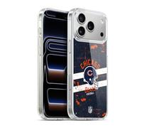 Head Case Designs Officially Licensed NFL Helmet Distressed Chicago Bears Logo Art Gel Case [Military Grade Protection] Compatible With Apple iPhone 17 Pro Max