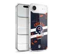 Head Case Designs Officially Licensed NFL Helmet Distressed Chicago Bears Logo Art Gel Case [Military Grade Protection] Compatible With Apple iPhone 17 Air