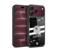 Head Case Designs Officially Licensed NFL Helmet Distressed Look 100th Las Vegas Raiders Logo Art Gel Armour Case [Military Grade Protection] Compatible With Apple iPhone 18 Pro Max