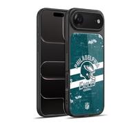 Head Case Designs Officially Licensed NFL Helmet Distressed Philadelphia Eagles Logo Art Gel Armour Case [Military Grade Protection] Compatible With Apple iPhone 17 Air