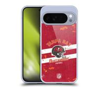 Head Case Designs Officially Licensed NFL Helmet Distressed Tampa Bay Buccaneers Logo Art Gel Case [Military Grade Protection] Compatible with Google Pixel 10 Pro XL and Compatible with MagSafe