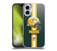 Head Case Designs Officially Licensed NFL Helmet Green Bay Packers Logo Hard Back Case Compatible With Apple iPhone 16