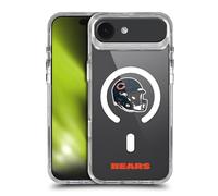 Head Case Designs Officially Licensed NFL Helmet Logotype Chicago Bears Shockproof Bumper Case [Military Grade Protection] Compatible with Apple iPhone 17 Air and Compatible with MagSafe