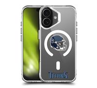Head Case Designs Officially Licensed NFL Helmet Logotype Tennessee Titans Shockproof Bumper Case [Military Grade Protection] Compatible with Apple iPhone 17 and Compatible with MagSafe