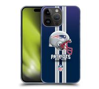 Head Case Designs Officially Licensed NFL Helmet New England Patriots Logo Hard Back Case Compatible With Apple iPhone 15 Pro Max