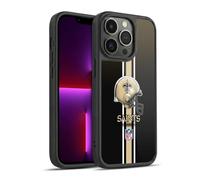 Head Case Designs Officially Licensed NFL Helmet New Orleans Saints Logo Gel Armour Case [Military Grade Protection] Compatible With Apple iPhone 13 Pro