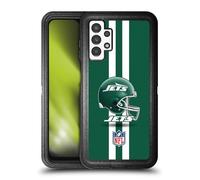 Head Case Designs Officially Licensed NFL Helmet New York Jets Logo Ultra-Armoured Shockproof Case [Military Grade Protection] Compatible With Samsung Galaxy A13 (2022)