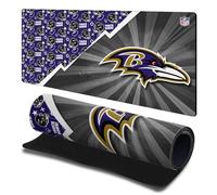Head Case Designs Officially Licensed NFL Helmet Pattern Baltimore Ravens 23.62 x 11.81 x 0.12 inches (600 x 300 mm) - L Gaming Office Desk PC Keyboard Mouse Mat Pad