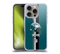 Head Case Designs Officially Licensed NFL Helmet Philadelphia Eagles Logo Gel Case [Military Grade Protection] Compatible With Apple iPhone 16 Pro