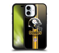Head Case Designs Officially Licensed NFL Helmet Pittsburgh Steelers Logo Gel Armour Case [Military Grade Protection] Compatible With Apple iPhone 16