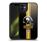 Head Case Designs Officially Licensed NFL Helmet Pittsburgh Steelers Logo Gel Armour Case [Military Grade Protection] Compatible With Apple iPhone 11