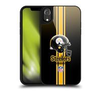 Head Case Designs Officially Licensed NFL Helmet Pittsburgh Steelers Logo Gel Armour Case [Military Grade Protection] Compatible With Apple iPhone XR