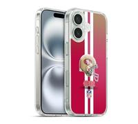 Head Case Designs Officially Licensed NFL Helmet San Francisco 49Ers Logo Gel Case [Military Grade Protection] Compatible With Apple iPhone 16