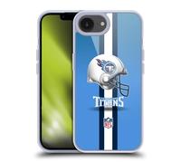Head Case Designs Officially Licensed NFL Helmet Tennessee Titans Logo Gel Case [Military Grade Protection] Compatible with Apple iPhone 16e and Compatible with MagSafe