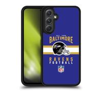 Head Case Designs Officially Licensed NFL Helmet Typography Baltimore Ravens Graphics Gel Armour Case [Military Grade Protection] Compatible With Samsung Galaxy A54 5G
