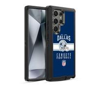 Head Case Designs Officially Licensed NFL Helmet Typography Dallas Cowboys Graphics Ultra-Armoured Shockproof Case [Military Grade Protection] Compatible With Samsung Galaxy S24 Ultra 5G