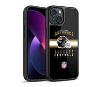 Head Case Designs Officially Licensed NFL Helmet Typography Jacksonville Jaguars Graphics Gel Armour Case [Military Grade Protection] Compatible With Apple iPhone 13