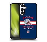 Head Case Designs Officially Licensed NFL Helmet Typography New England Patriots Graphics Gel Armour Case [Military Grade Protection] Compatible With Samsung Galaxy A16 5G
