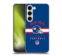 Head Case Designs Officially Licensed NFL Helmet Typography New York Giants Graphics Hard Back Case Compatible With Samsung Galaxy S23 5G