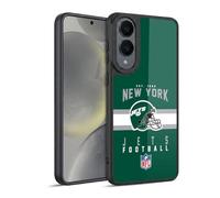 Head Case Designs Officially Licensed NFL Helmet Typography New York Jets Graphics Gel Armour Case [Military Grade Protection] Compatible With Samsung Galaxy S25 Edge