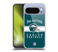 Head Case Designs Officially Licensed NFL Helmet Typography Philadelphia Eagles Graphics Gel Case [Military Grade Protection] Compatible with Google Pixel 10 Pro XL and Compatible with MagSafe