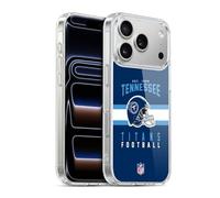 Head Case Designs Officially Licensed NFL Helmet Typography Tennessee Titans Graphics Gel Case [Military Grade Protection] Compatible with Apple iPhone 17 Pro and Compatible with MagSafe
