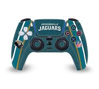 Head Case Designs Officially Licensed NFL Jacksonville Jaguars Team 1 Vinyl Faceplate Sticker Gaming Skin Decal Cover Compatible With Sony PlayStation 5 PS5 DualSense Controller